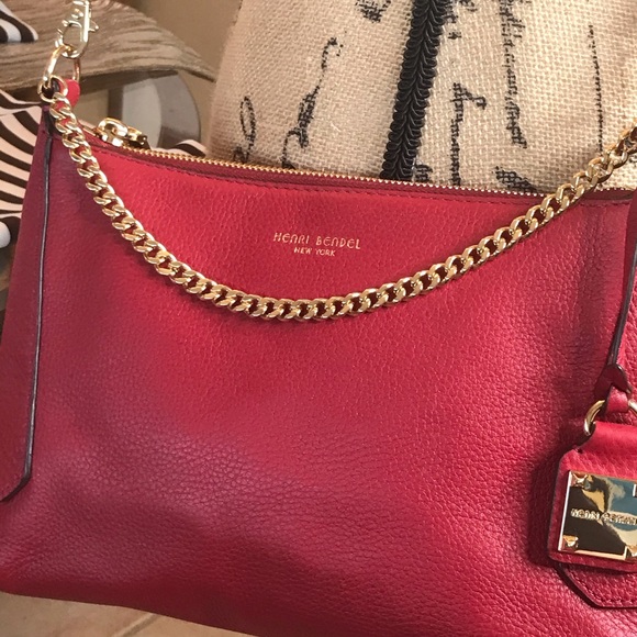 henri bendel Handbags - 🔥Final Price🔥Henri Bendel Red Pebbled Leather